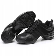 Pozostały sprzęt i akcesoria do ćwiczeń - Buty Taneczne Treningowe Burtan New York Do Tańca Nowoczesnego Czarne 5 Cm - miniaturka - grafika 1