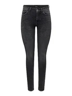 Spodnie damskie - ONLY OnlBLUSH dżinsy damskie skinny fit, Washed Black, (M) W / 32L - miniaturka - grafika 1