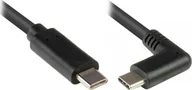 Kable USB - Kabel USB Alcasa USB-C - USB-A 0.5 m Czarny (GC-M0260) - miniaturka - grafika 1