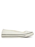 Trampki damskie - Converse Baleriny Chuck Taylor All Star Dainty Ballerina A16211C Beżowy - miniaturka - grafika 1