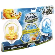 Figurki dla dzieci - Mattel Max Steel - Turbo Wojownicy - figurka 2 -pak - miniaturka - grafika 1