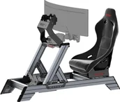 Fotele gamingowe - Fotel Res-Tech RES-TECH Smart Cockpit + GT Seat Bundle - czarny - miniaturka - grafika 1