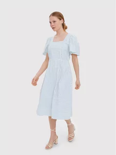 Sukienki - Vero Moda Sukienka codzienna Juno 10260798 Niebieski Regular Fit - grafika 1