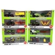 Samochody i pojazdy dla dzieci - Traktor Metalowy 2-pack MIX Macyszyn Toys - miniaturka - grafika 1