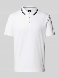 Koszulka polo o kroju regular fit z efektem dwóch warstw model ‘KUORTTI’ - Kurtki męskie - miniaturka - grafika 1