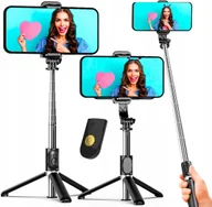 Selfie stick - Kij Selfie Ze Statywem TRIPOD TRÓJNÓG Na Telefon TELESKOPOWY SELFIE STICK - miniaturka - grafika 1