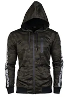 Bluzy męskie - Mil-Tec Bluza Dresowa z Kapturem Woodland - 3XL - miniaturka - grafika 1