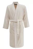 Szlafroki męskie - Męski szlafrok PALATINE Śmietankowy S - miniaturka - grafika 1