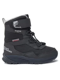 Jack Wolfskin Śniegowce Polar Bear-B Texapore High Vc K A62145 Szary - Buty dla dziewczynek - miniaturka - grafika 1