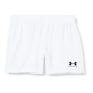 Spodenki damskie - Under Armour UA Y Ch. Core szorty, biały, YLG - miniaturka - grafika 1