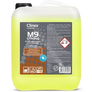 Clinex M9 Strong Do Gruntownego Mycia Posadzek 5L - Środki do kuchni i łazienki - miniaturka - grafika 1