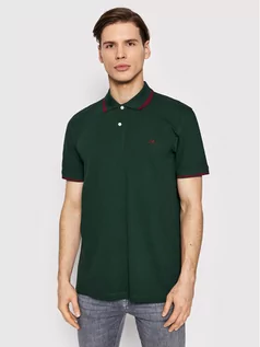 Koszulki męskie - Selected Homme Polo Aze 16082841 Zielony Regular Fit - grafika 1