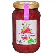 MUS MALINOWY Z GRANATEM BIO 310 g - SAVEURS ET FRUITS - Konfitury, marmolady, powidła - miniaturka - grafika 1