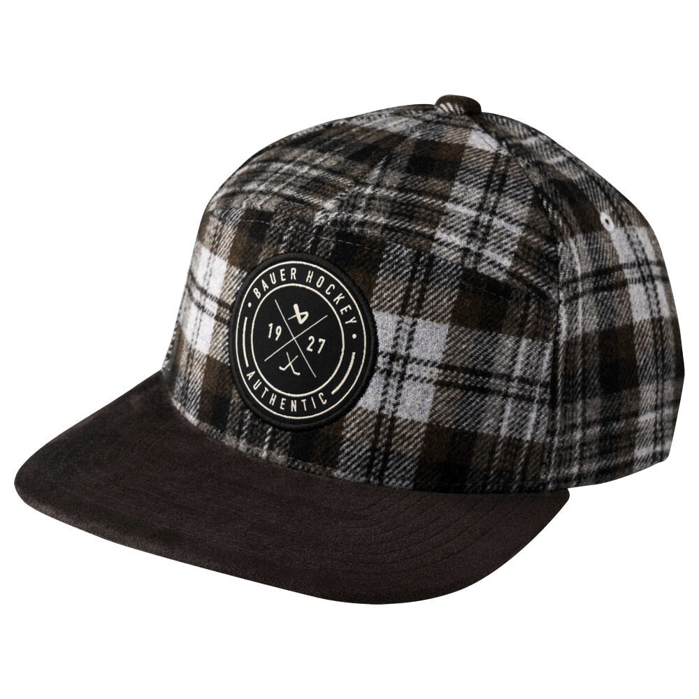 Męska czapka z daszkiem Bauer Twill Snapback Grey