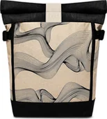 Plecaki - Plecak damski Vuch Nescio Chaos Creme Black Beige Jeden rozmiar - miniaturka - grafika 1