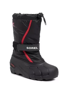 Sorel Śniegowce Youth Flurry NY1965 Czarny - Buty dla dziewczynek - miniaturka - grafika 1