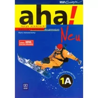 Podręczniki dla gimnazjum - Aha! 1A neu. Nowy podręcznik z ćwiczeniami + 2CD - miniaturka - grafika 1
