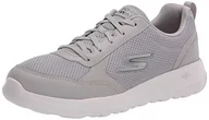 Sneakersy męskie - Skechers Go Walk Max Painted Sky męskie sneakersy, Gray Pu Textile, 44 EU - miniaturka - grafika 1