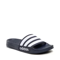 Klapki i japonki damskie - Adidas Klapki adilette Shower AQ1703 Conavy/Ftwwht/Conavy - miniaturka - grafika 1