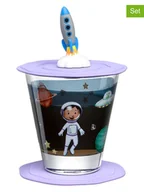 Zestawy naczyń dla dzieci - LEONARDO 3-częściowy zestaw ze wzorem dla dzieci - wys. 10 x Ø 10,8 cm - miniaturka - grafika 1