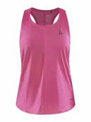 Koszulki i topy damskie - Craft Core Essence Rib SINGLET W | sportowy top damski XS | Metro | miękka koszulka funkcyjna damska z poliestru pochodzącego z recyklingu | wstawki z siateczki | Quick Dry koszulka sportowa damska - miniaturka - grafika 1