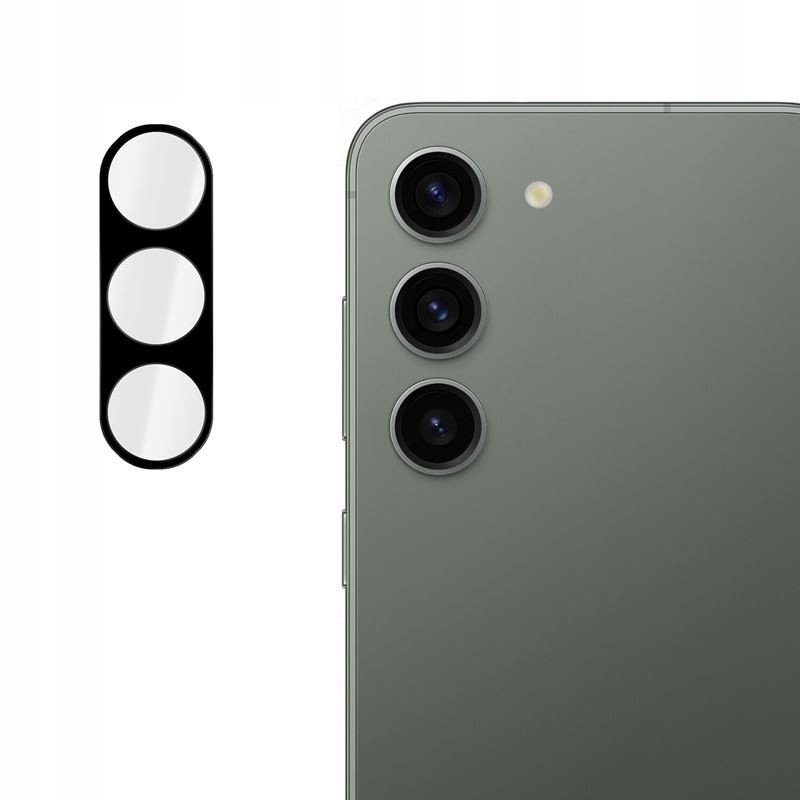 9H Szkło Hartowane Do Samsung Galaxy S24 5G S921 3D Tylny Aparat Czarne Szkiełko Ochronne Szybka Hartowana Na Ekran
