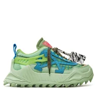 Sneakersy damskie - Sneakersy Off-White OWIA180F21FAB0025045 Zielony - miniaturka - grafika 1