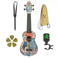 Inne instrumenty muzyczne - Ortega Ukulele sopranowe + akcesoria K2-SR "SAMURAI" A540-196D2 - miniaturka - grafika 1