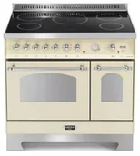 Kuchenki elektryczne - Kuchnia z płytą indukcyjną LOFRA DOLCEVITA 90 AVORIO RBID96MFTE/5i/Chrome - miniaturka - grafika 1