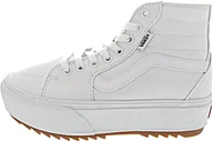 Trampki damskie - Vans Damskie tenisówki Filmore Hi Tapered Platform ST, płótno białe, 8 UK, Płótno białe, 42 EU - miniaturka - grafika 1
