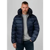 Kurtki i kamizelki sportowe męskie - Pit Bull Kurtka Zimowa Z Kapturem Barles Dark Navy - miniaturka - grafika 1