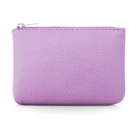 Portfele - TIESOME Portfel Damski PU Czarny Wzór Lychee Zamek Błyskawiczny Mini - miniaturka - grafika 1