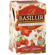 Kawa w kapsułkach i saszetkach - BASILUR BASILUR Herbata Strawberry & Raspberry saszetka 20x1,8g WIKR-1055258 - miniaturka - grafika 1