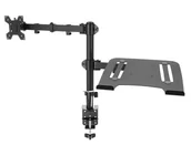 Uchwyty do monitorów - Biurkowy uchwyt na laptopa i monitor Vetouson VX-141 - miniaturka - grafika 1