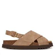 Sandały damskie - Sandały Scholl Dalia F32245 2361 390 Beżowy - miniaturka - grafika 1