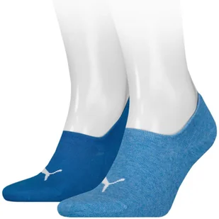Skarpety Puma Unisex Footie 2pak 907981 (kolor Niebieski, rozmiar 43-46) - Skarpetki damskie - miniaturka - grafika 1