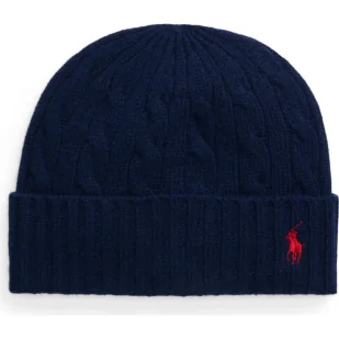 POLO RALPH LAUREN Wełniana czapka - Czapki męskie - miniaturka - grafika 1