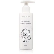 Kosmetyki kąpielowe dla dzieci - Baby Boo MACADAMIA Shampoo and Conditioner szampon i odżywka dla dzieci od urodzenia 200 ml - miniaturka - grafika 1