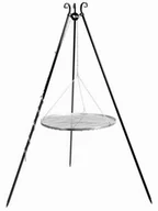 Grille - Grill na trójnogu 180 cm, ruszt stal nierdzewna 80 cm - miniaturka - grafika 1
