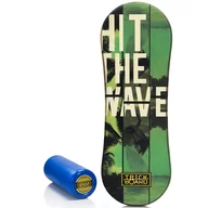 Deskorolki - Deska do balansowania TRICKBOARD CLASSIC HIT THE WAVE z czarnym wałkiem TÜV - miniaturka - grafika 1