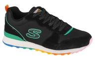 Sneakersy damskie - Skechers sneakersy damskie, czarny, 38 EU - miniaturka - grafika 1