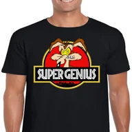 Koszulki męskie - Śmieszna KOSZULKA KOJOT Królik Bugs CZARNA S 3342 - miniaturka - grafika 1