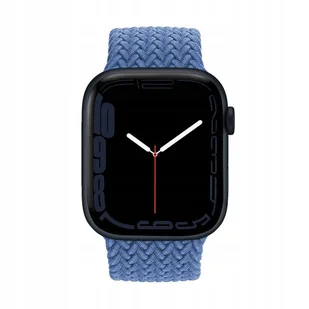 Crong Wave Band  Pleciony pasek do Apple Watch 42/44/45/49 mm (niebieski) - Akcesoria do smartwatchy - miniaturka - grafika 6