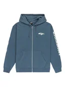 Bluzy męskie - Quiksilver Bluza Old English EQYFT05156 Niebieski Oversize - miniaturka - grafika 1