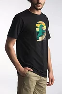 Koszulki męskie - Hurley Acid Beach PRM Tee Ss t-shirt męski, czarny, m - miniaturka - grafika 1