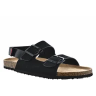 Sandały męskie - Sandałyi męskie BIG STAR LL174208 czarne - miniaturka - grafika 1