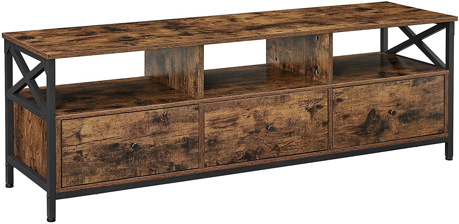 Szafka Rtv Rustykalna Z 3 Szufladami 147 Cm Loft
