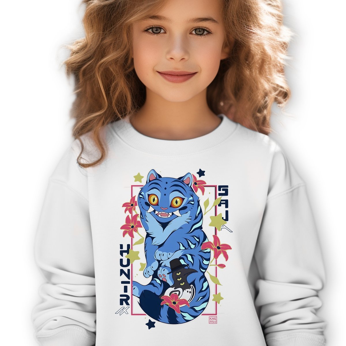 Bluza Dziecięca Biała DERPY KPOP Do Przedszkola K-pop Muzyka Wz Rozm 164 cm