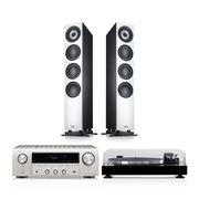 Zestawy stereo - Teufel DEFINION 3 + DENON DRA-800H + DUAL DT 500 - miniaturka - grafika 1