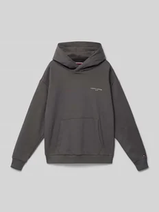 Bluza z kapturem o kroju regular fit z mieszanki bawełny - Swetry dla chłopców - miniaturka - grafika 1